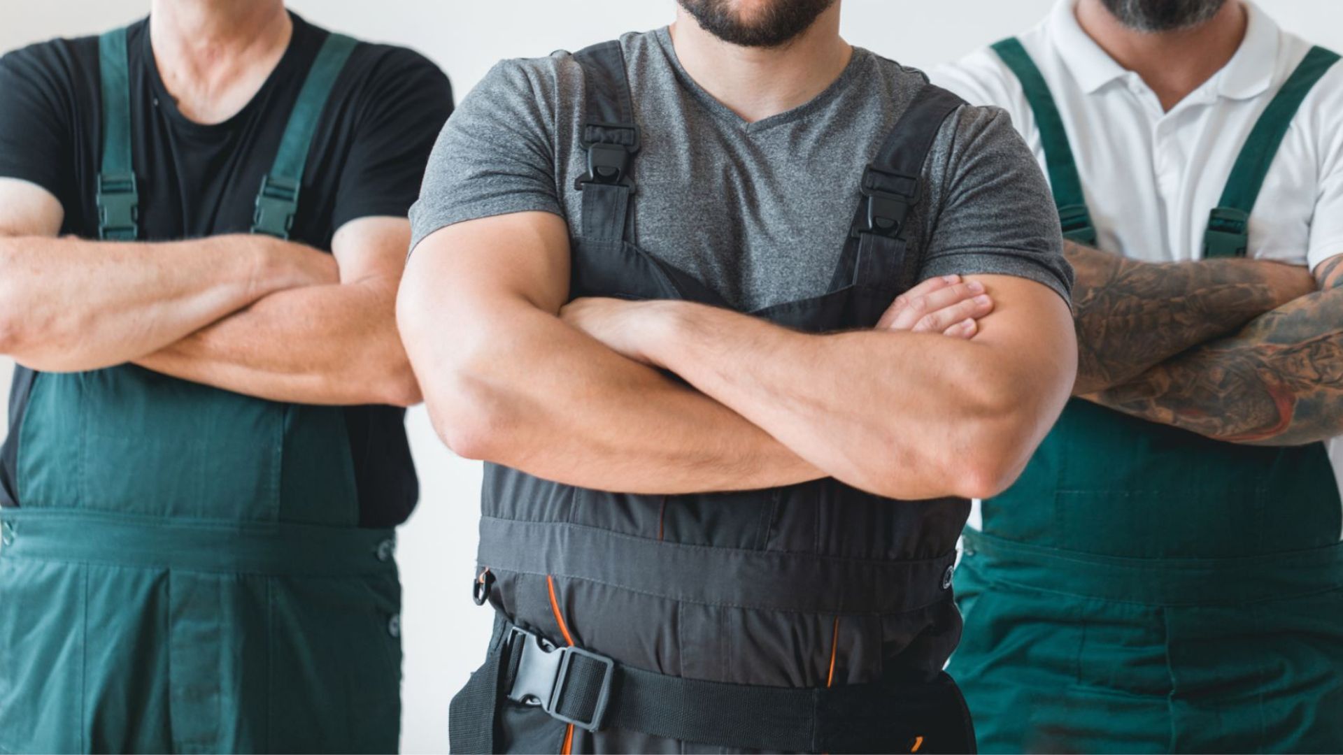 The Pristine Properties Power Washing team ready to serve you